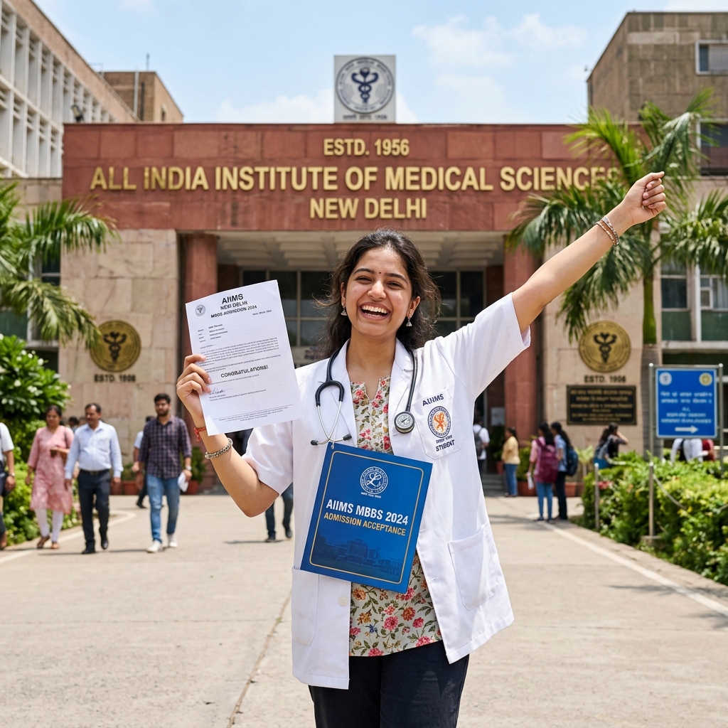 Happy Medical Student